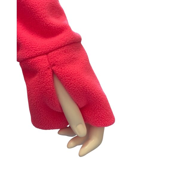 Telluride Clothing Co. Hot Pink Fleece Pullover w/ Split Cuffs & Funnel Neck XL - Picture 3 of 10
